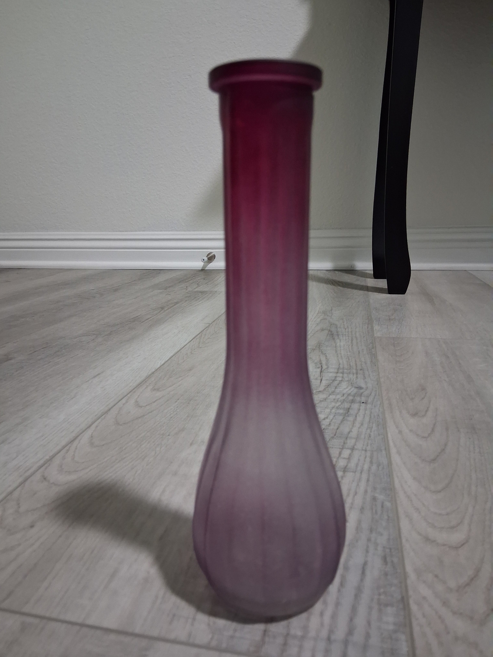 Purple Gradient Glass Bud Vase - Home Accents